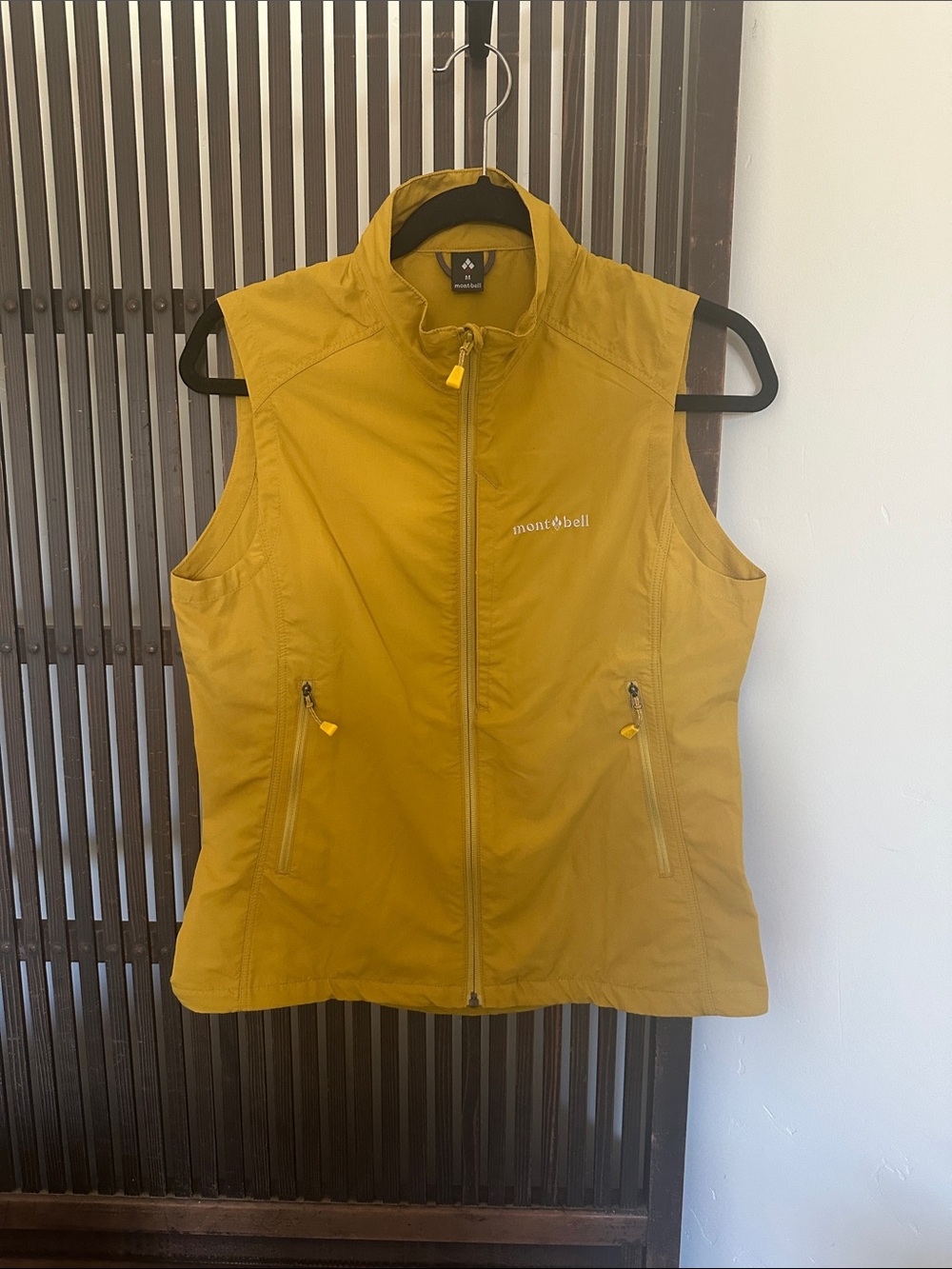 Montbell Women's Mustard Yellow Lightweight Vest